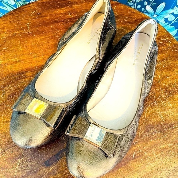 Cole Haan Shoes - Cole Haan Bronze Metallic Ballet Flats 9.5​​​​​​​​​​​​​​